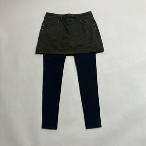 ATHLETA leggings with mini skirt